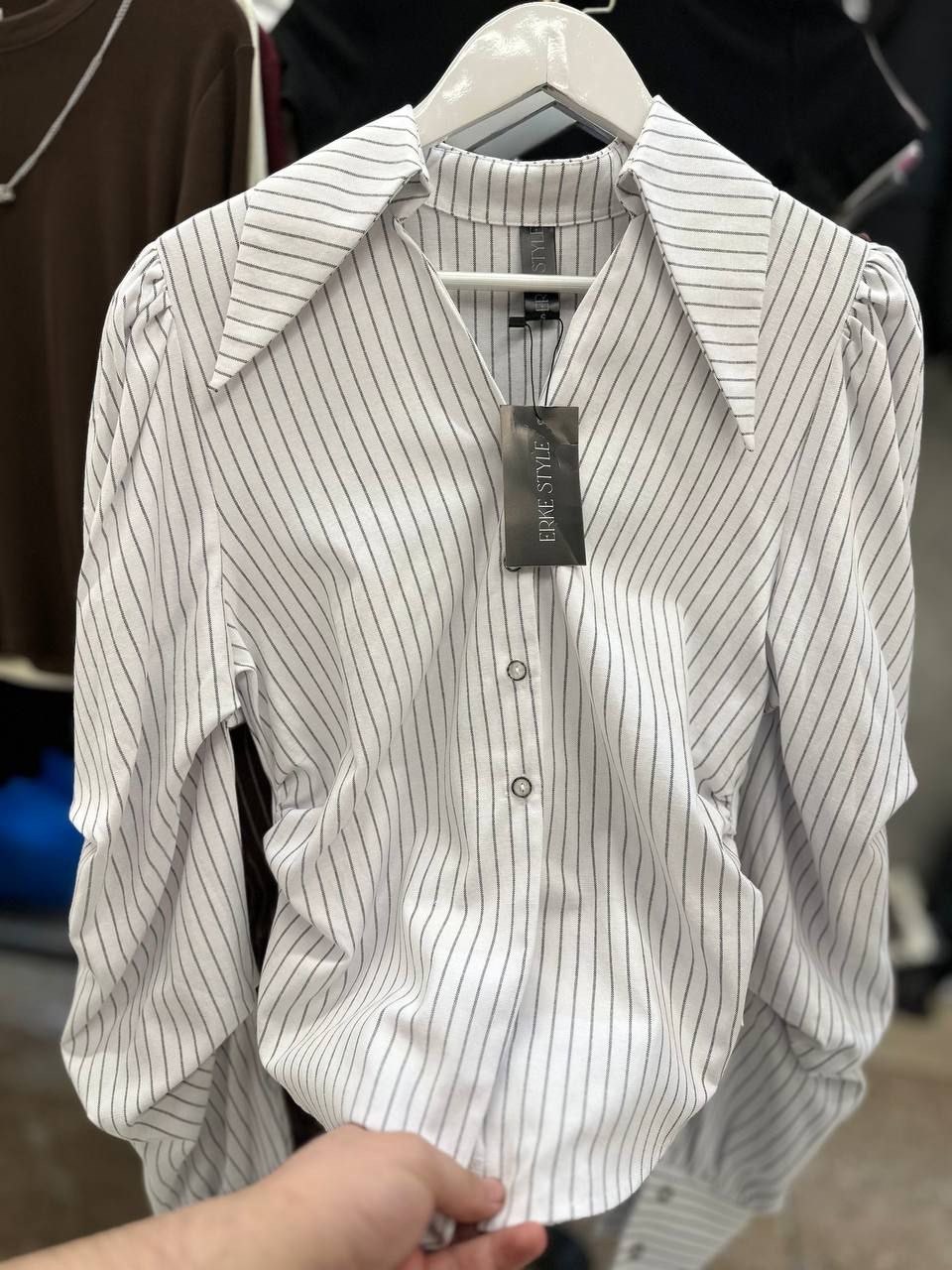 рубашка женская повседневная,женская рубашка,блузка женская,женская рубашка в полоску,блузы