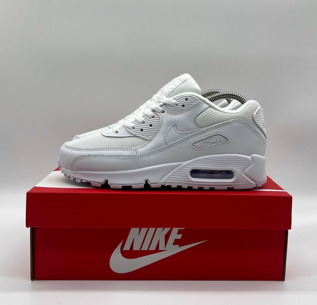 nike air max 90 triple white,кроссовки nike air max 90 белые,nike air max 90 white,кроссовки,найк аир макс белые