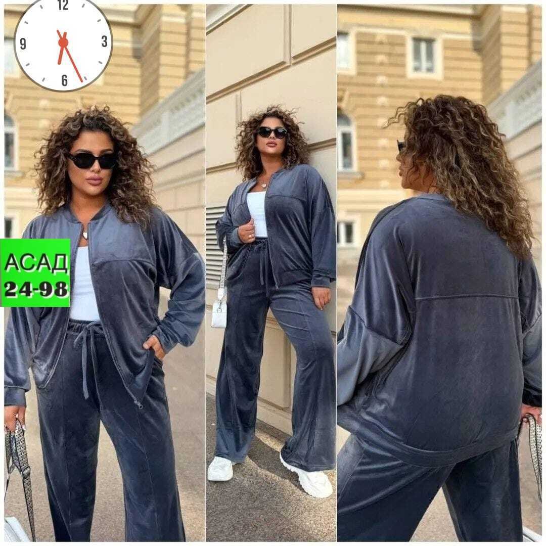 велюровый костюм,велюровый спортивный костюм,велюровый костюм больших размеров ltmoda,велюровый спортивный костюм женский,велюровый костюм тройка