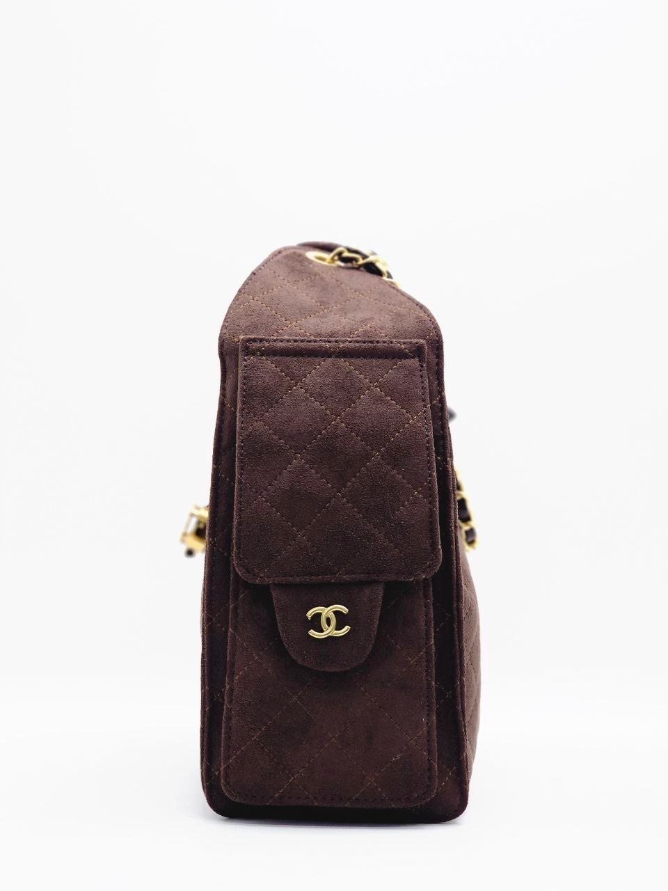 сумка chanel,сумка женская chanel,chanel коричневая замшевая сумка тоут для женщин,chanel коричневая замшевая сумка тоут 25 для женщин,chanel коричневая замшевая сумка тоут