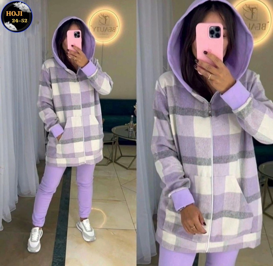 спортивный женский костюм двойка на флисе в клетку,костюм женский тройка,женский костюм на флисе,костюм женский двойка,рубашка оверсайз в клетку с капюшоном