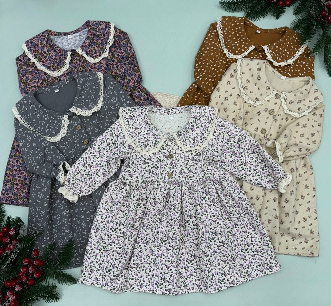 хлопковое платье для девочек,платье для девочек,платье для девочки с воротником,детское платье,кружевное платье