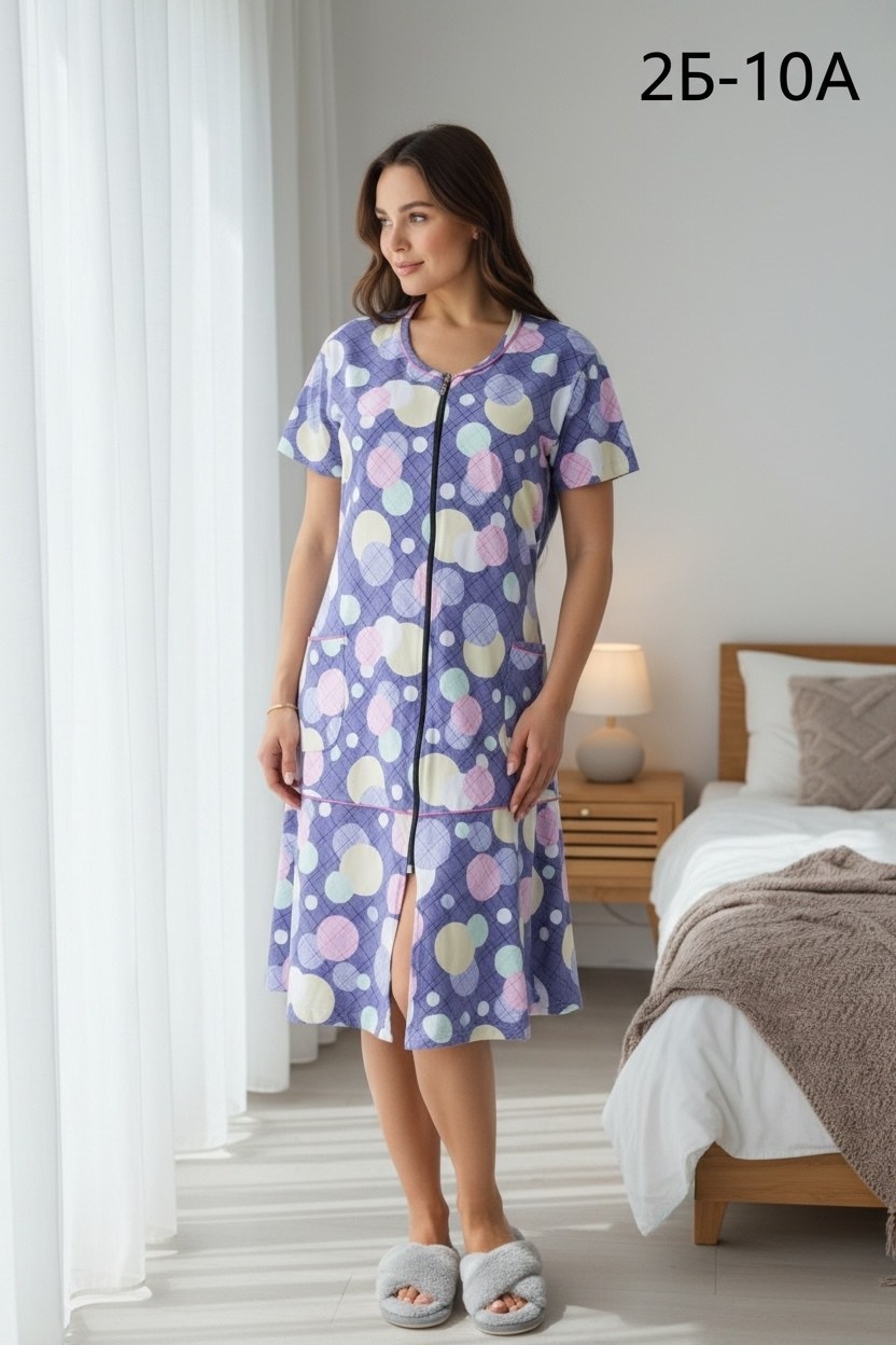 халат женский,халат домашний на молнии летний,женский домашний халат,халат домашний на молнии,халат женский домашний на молнии