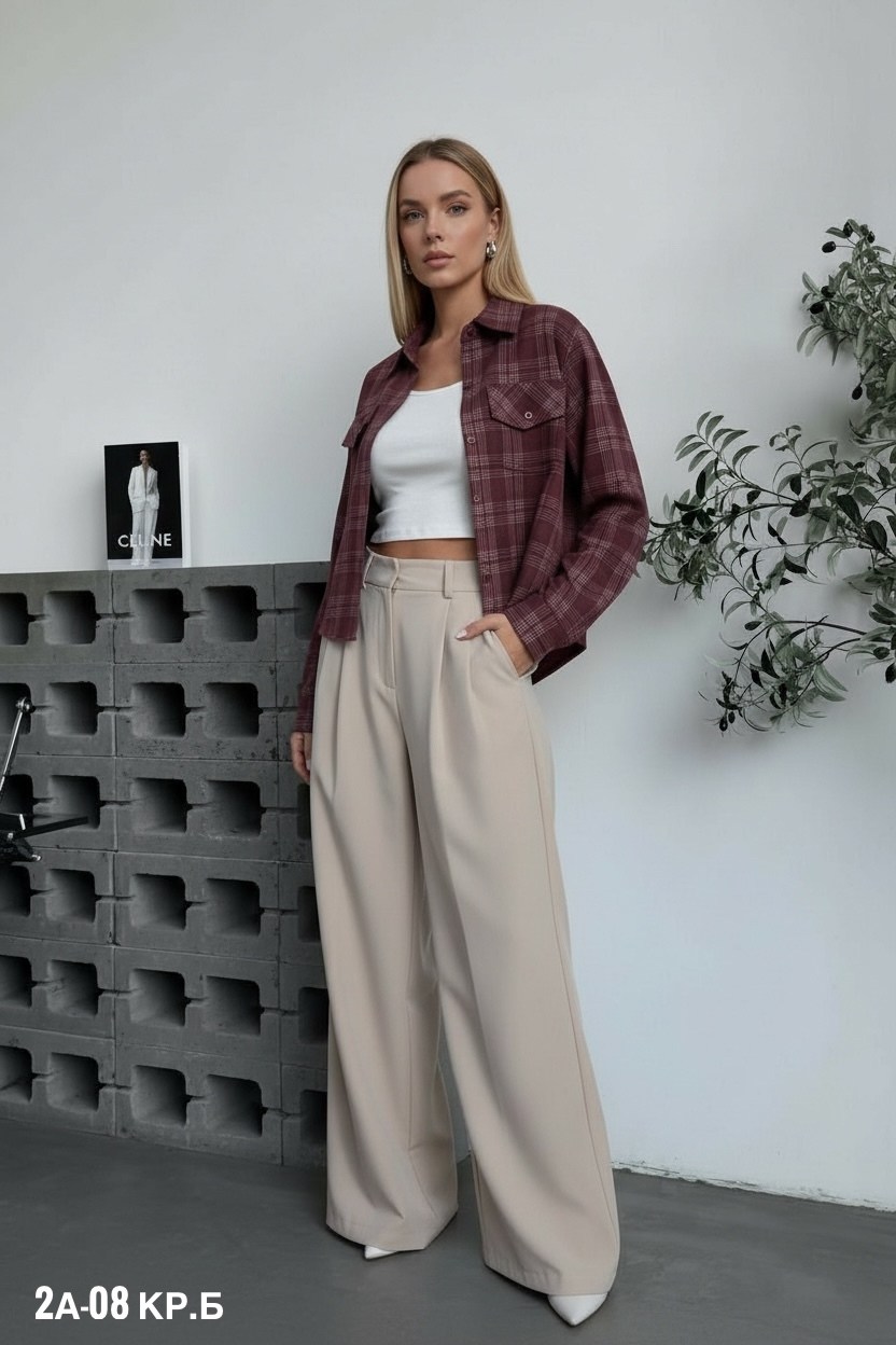 рубашка женская,стильные блузки,брюки палаццо,широкие брюки,рубашка модная