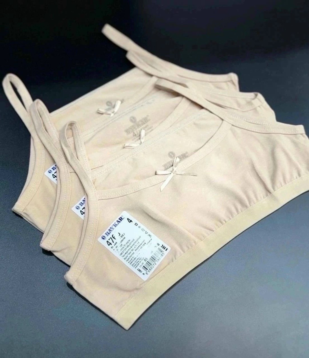 комплект нижнего белья для девочек,топ baykar для девочек,baykar 4766,топ бельевой детский baykar 4766-01 белый,детское нижнее белье