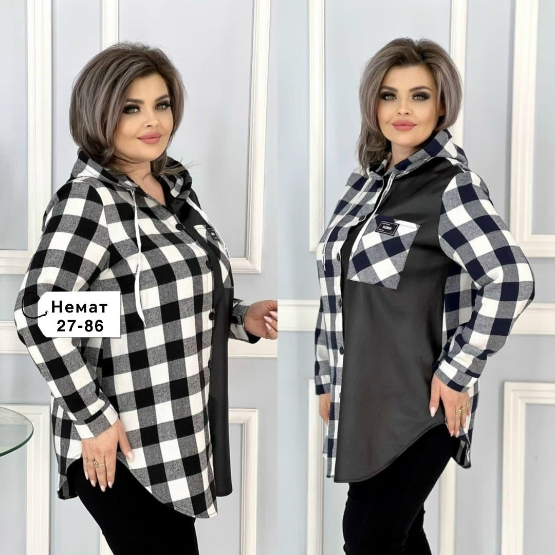 рубашка туника,рубашка туника женская,рубашка теплая в клетку удлиненная,туники белоруссия,рубашка теплая в клетку