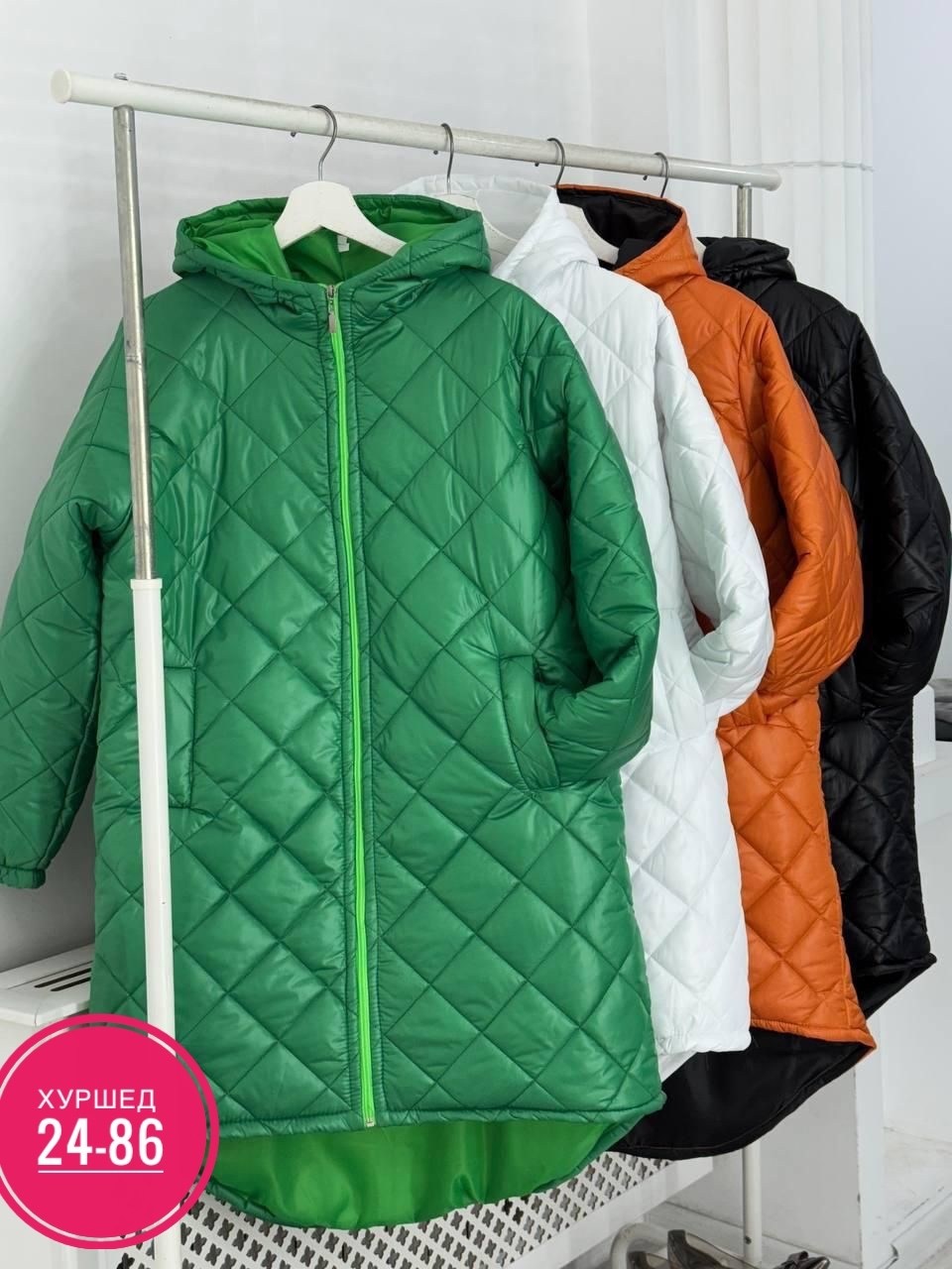 пальто на синтепоне,удлиненная куртка,куртка женская,куртка стильная,женское болоневое полупальто стеганое с капюшоном