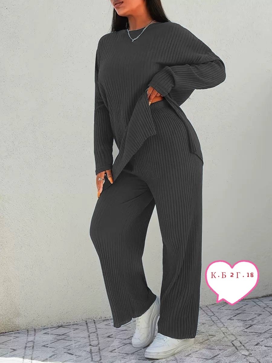 костюм трикотажный,женский костюм,трикотажный костюм женский,серый костюм женский,костюм трикотажный брючный