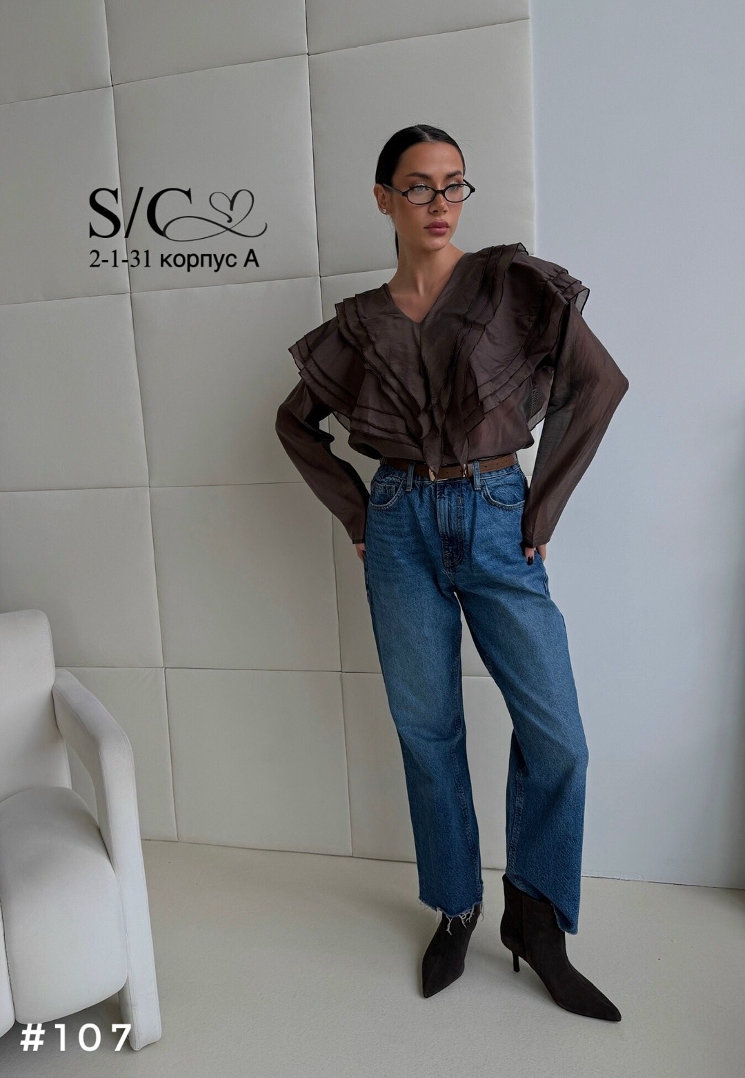 блузка нарядная с воланами salmea 365963397,женская блузка,блузка шифоновая на завязках с воланами,блуза из шифона,блуза