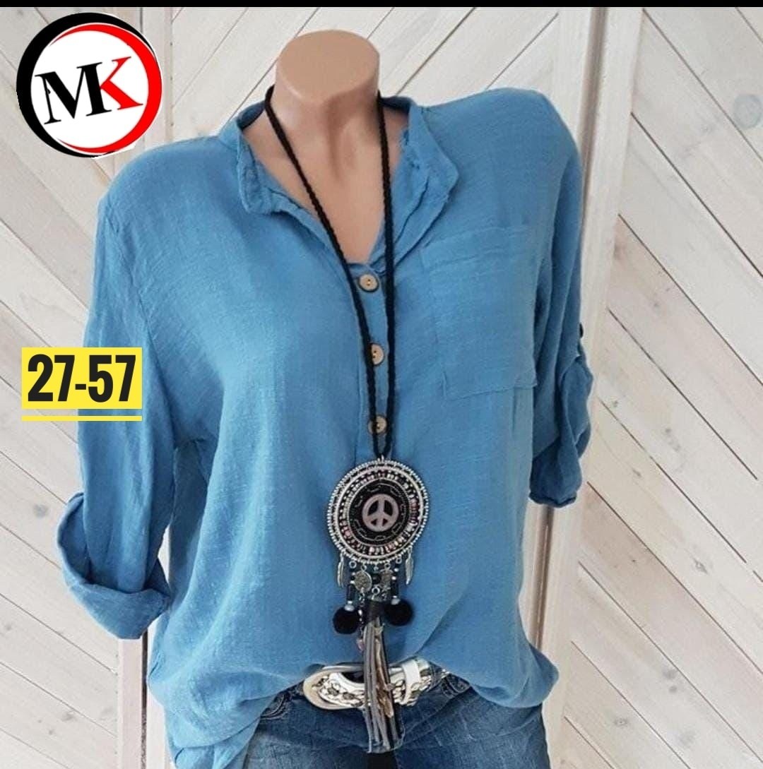 блузка из хлопка и льна,льняная рубашка женская,блузка на пуговицах,блузка женская повседневная,блузка женская