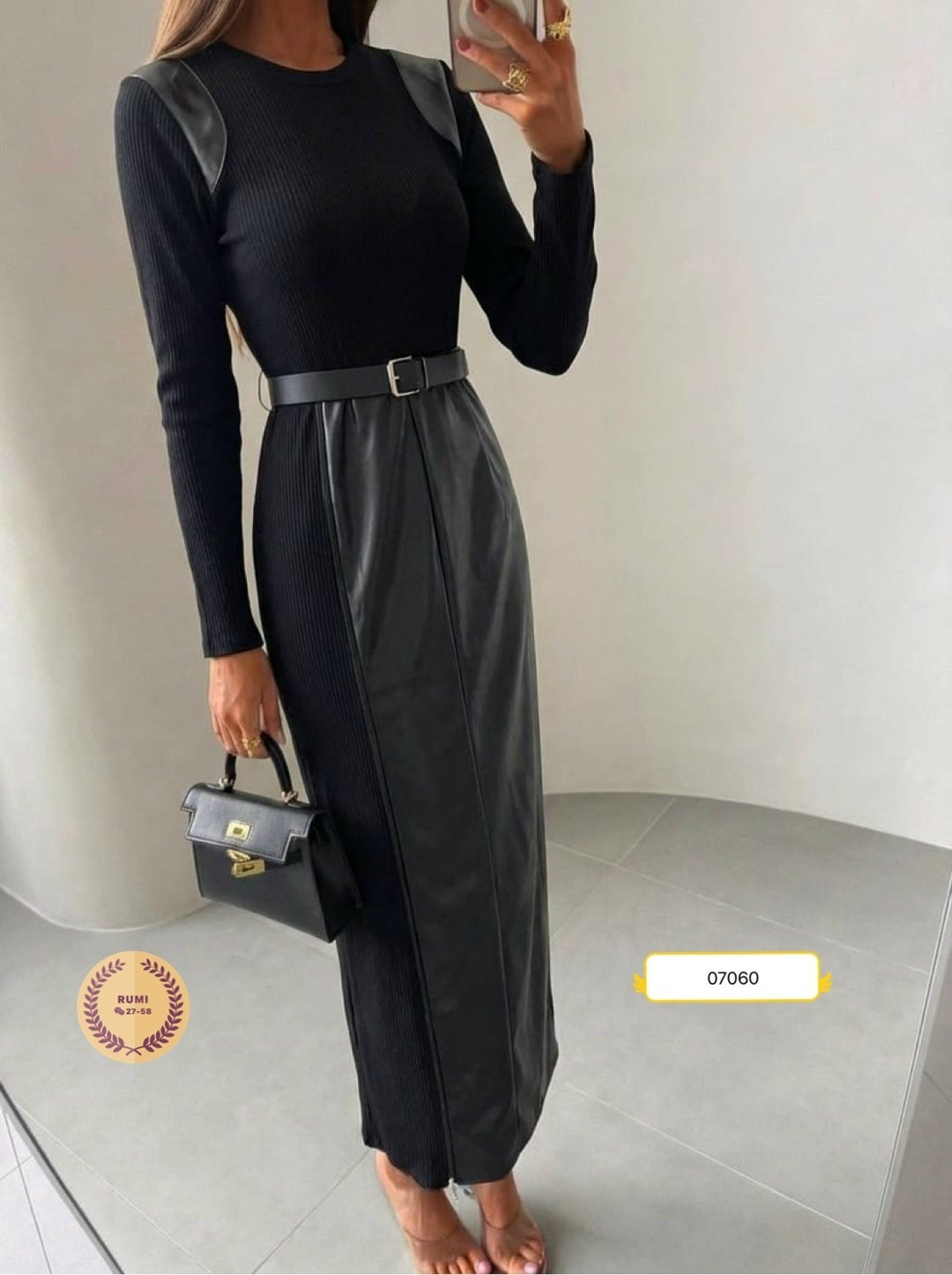 кожаные юбки,юбка кожаная миди с разрезом,кожаная юбка миди,стильное платье,платье миди