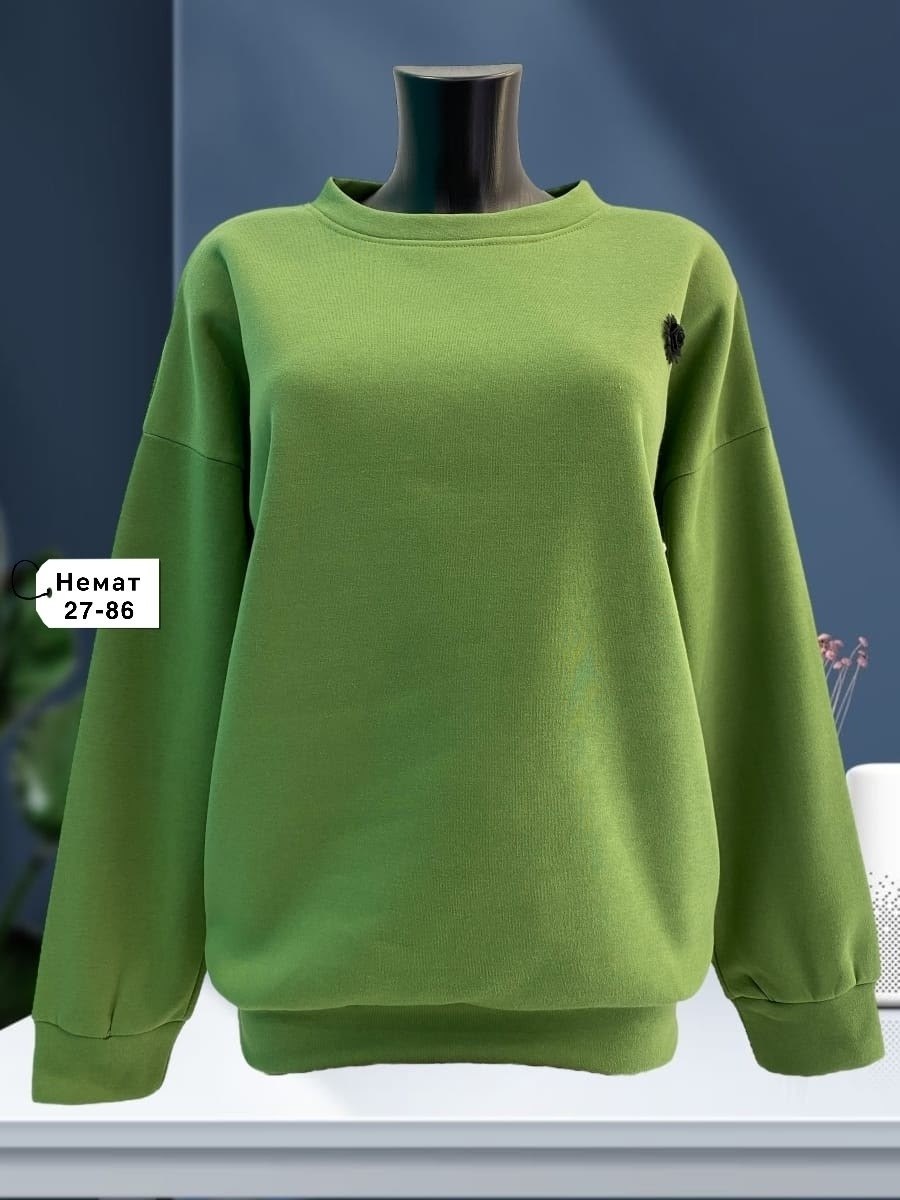 свитшот женская,толстовки свитшот,зеленый свитшот,кофта свитшот,свитшот женский на флисе