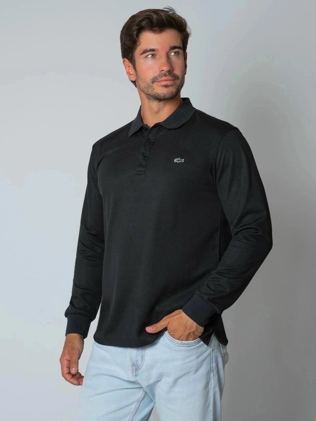 поло с длинными рукавами,кофта белая мужская,мужская мода,рубашка поло с длинными рукавами lacoste,кофта поло