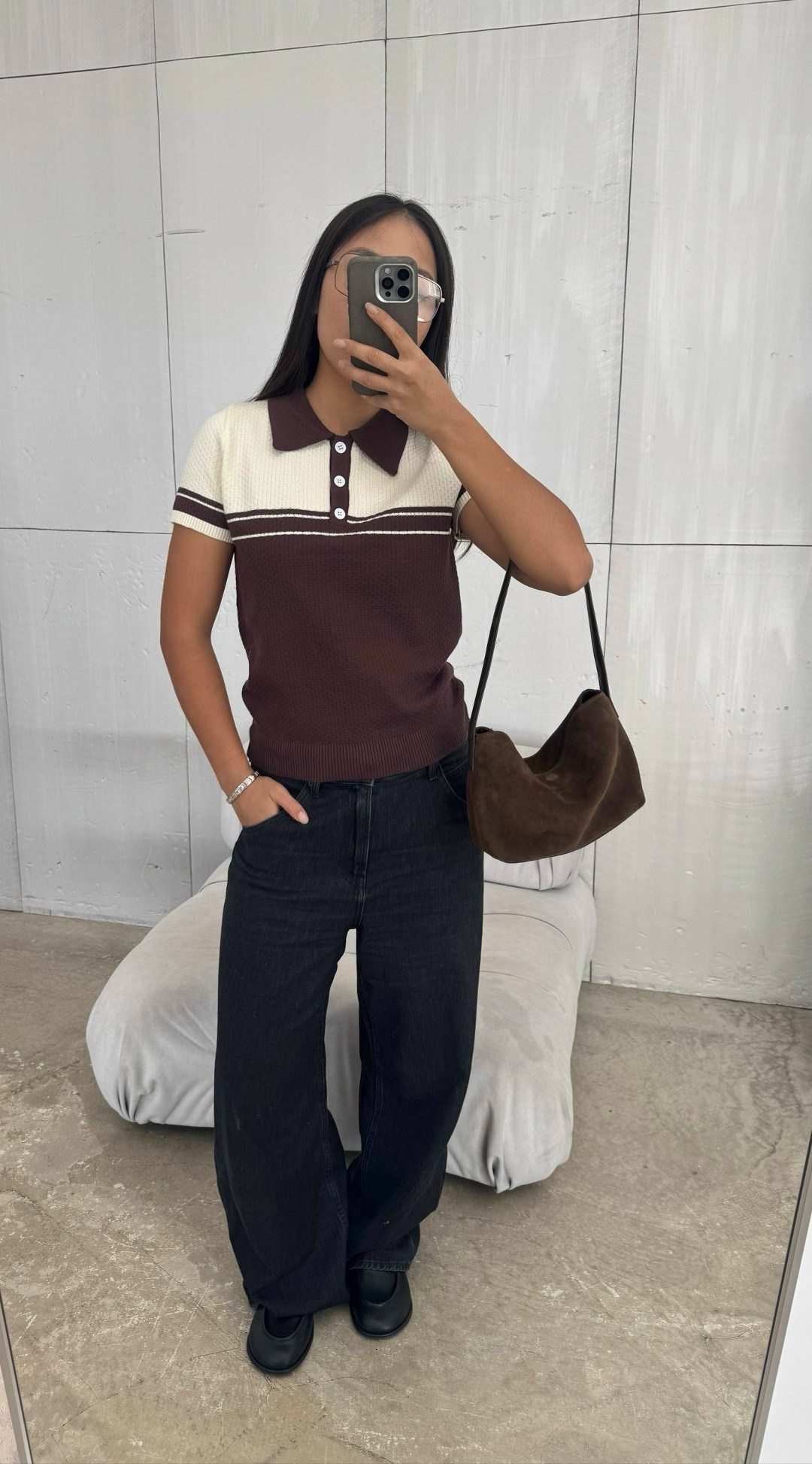 коричневый джемпер,футболка поло женская,джемпер,футболки женская,вязаная футболка поло на пуговицах kosheleva 365142408