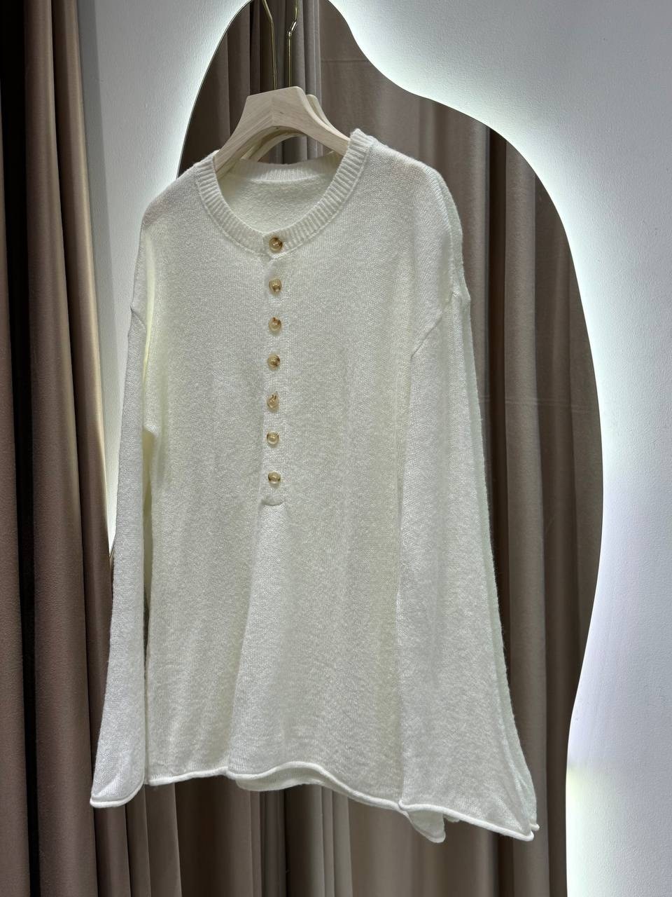 трикотажный свитер,свитер,женский свитер,кофта трикотажная белая