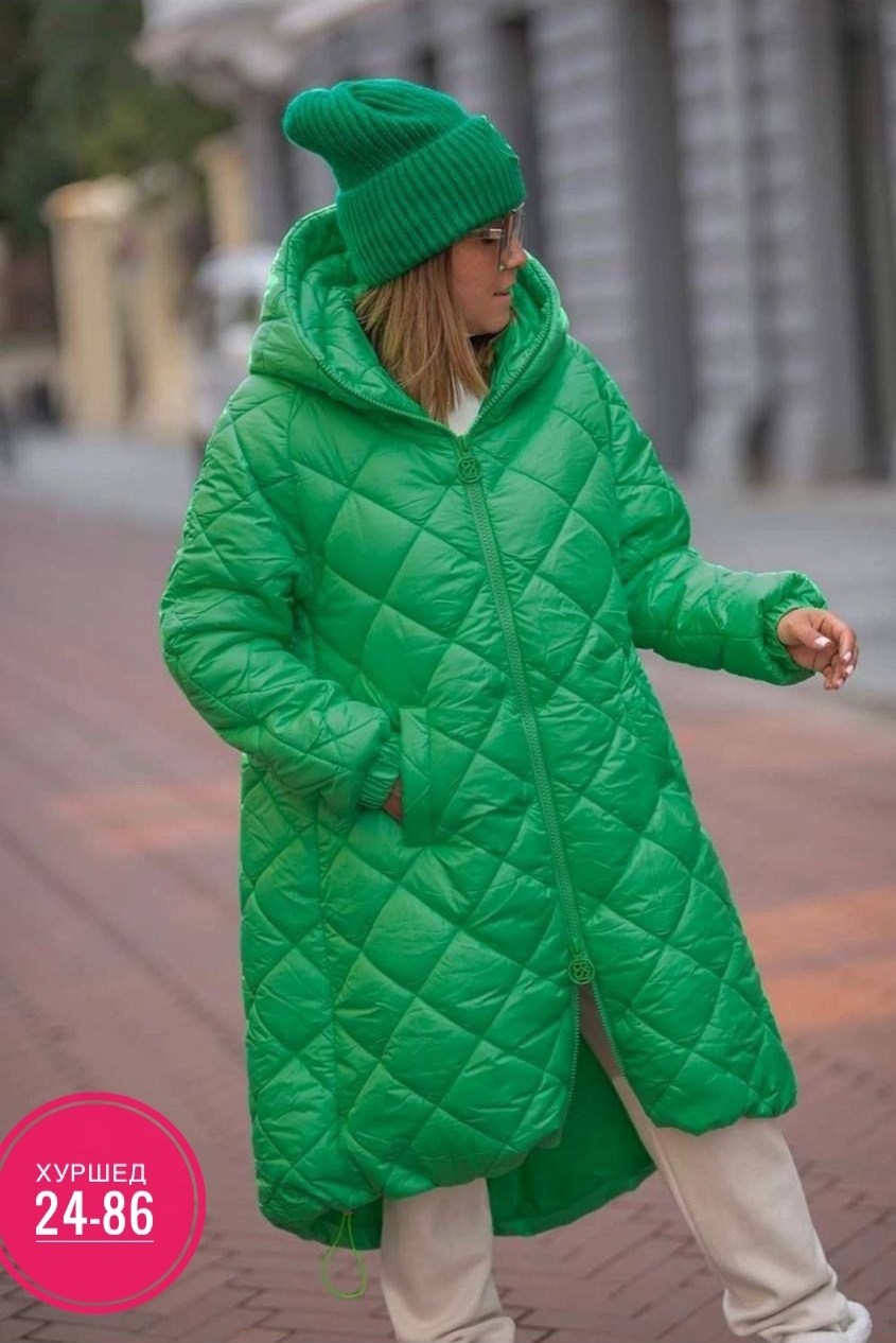 пальто на синтепоне,удлиненная куртка,куртка женская,куртка стильная,женское болоневое полупальто стеганое с капюшоном