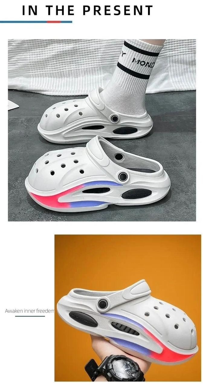 пляжная,,модные сандалии,летние тапочки,сандалии с дырками