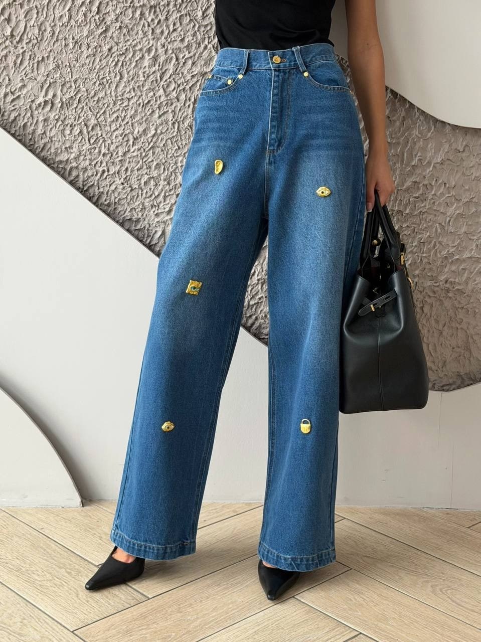 женские джинсы,джинсы палаццо,женские джинсы широкие,джинсы брюки,джинсы широкие