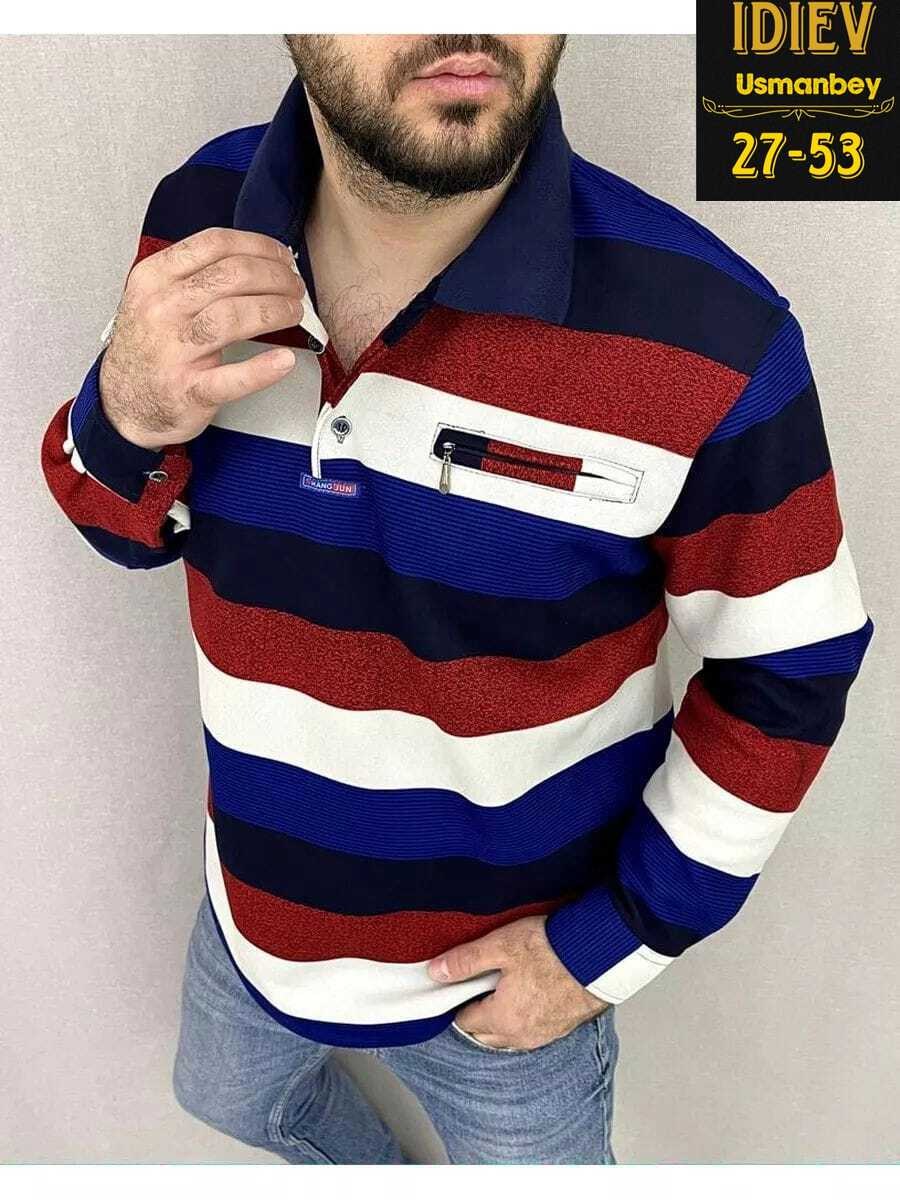 мужской джемпер кофта,кофта мужская,джемпер мужской с полосой,кофта поло,рубашка мужская поло