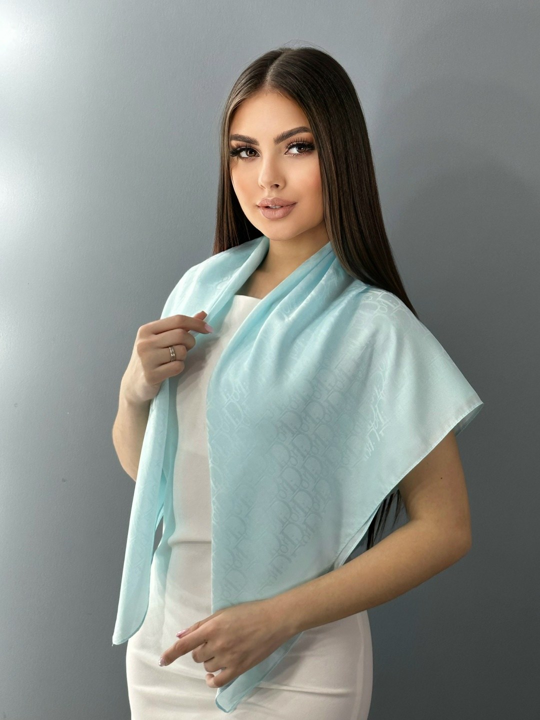 косынка женская,брендовый платок,атласный платок,платок шелковый женский,платок однотонный