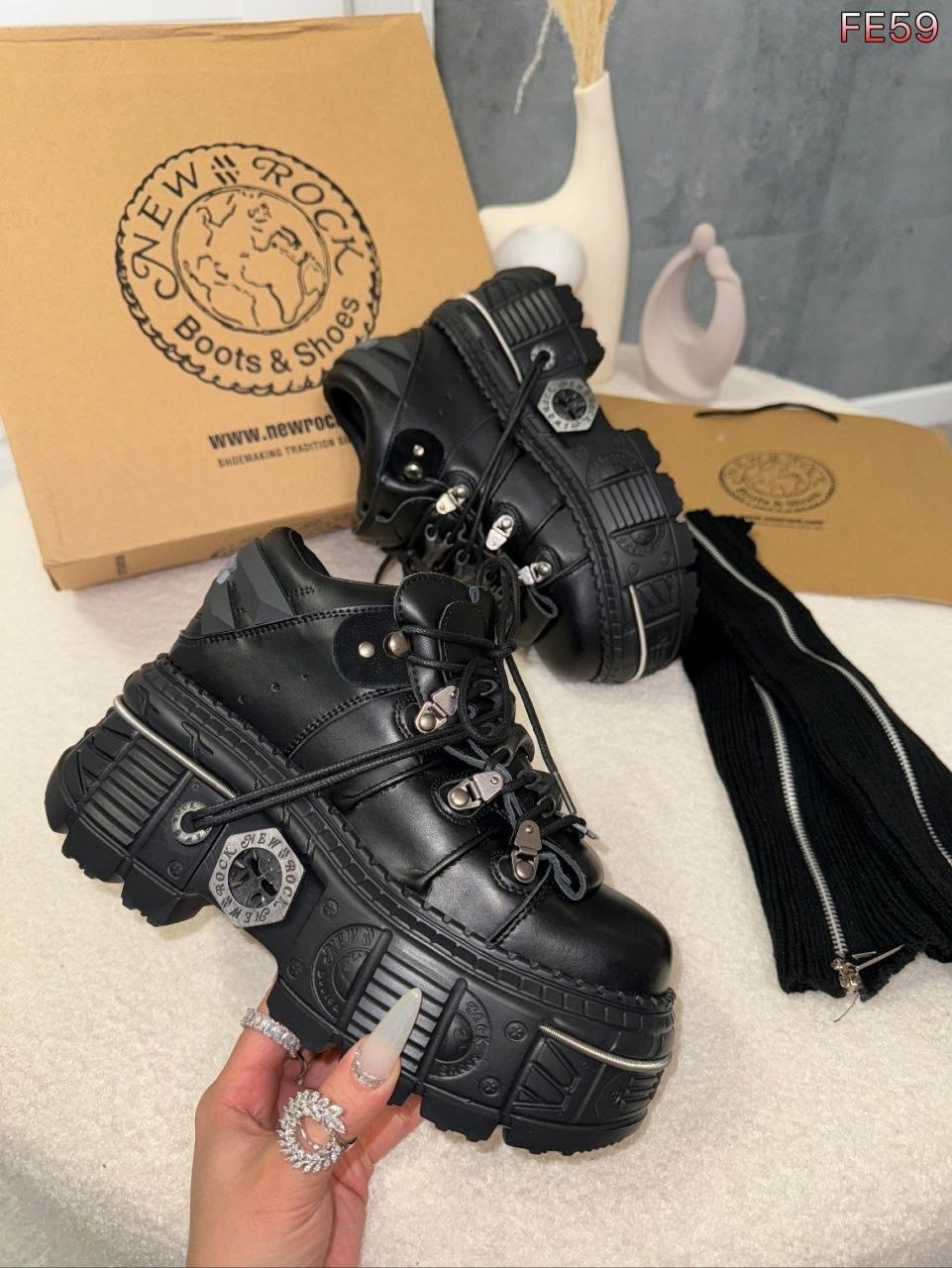 ,ботинки new rock массивные на высокой подошве,ботинки new rock,ботинки на платформе женские,стильная