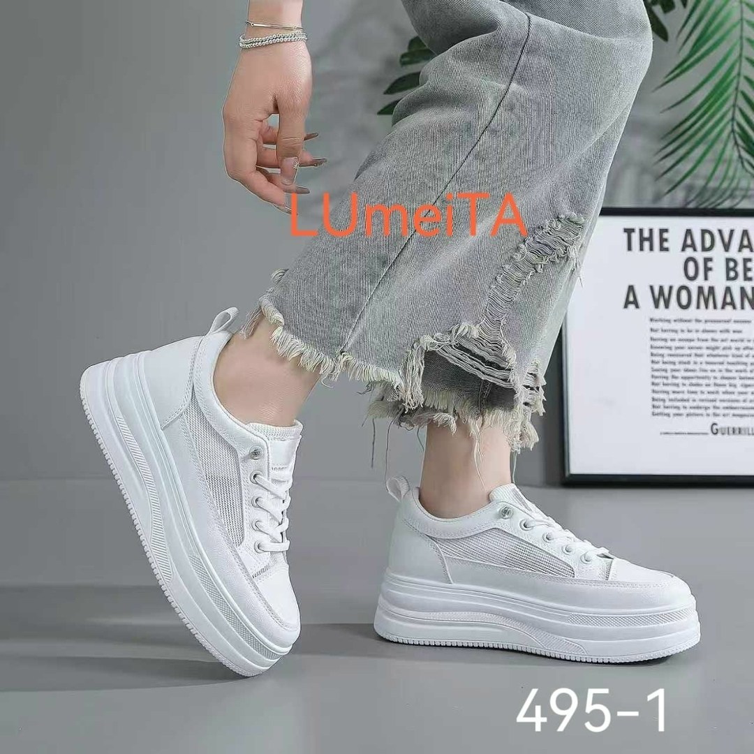 кроссовки женские модные на высокой подошве белые,,белые кроссовки,женские кроссовки,кроссовки на толстой подошве