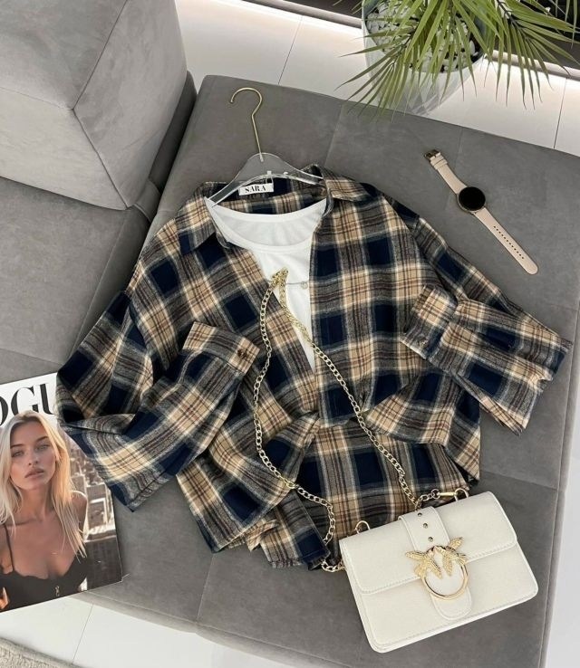 рубашка в клетку с майкой beststyle,рубашка в клетку хлопок модная оверсайз lateek,женская рубашка в клетку,рубашка укороченная оверсайз в клетку,рубашка в клетку оверсайз на кнопках