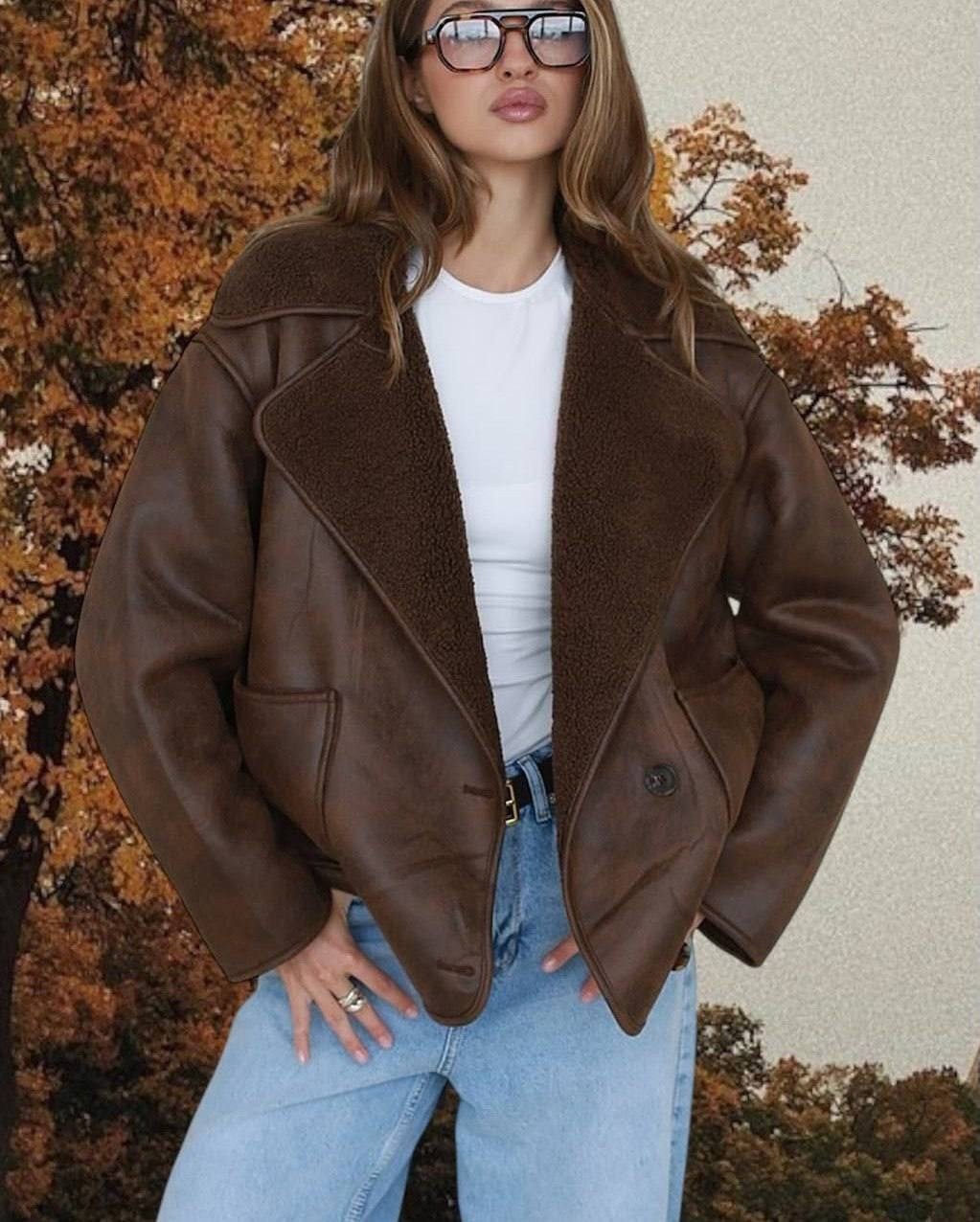 дубленка оверсайз,дублёнка,дубленка женская,стильная дубленка женская,дубленка зимняя