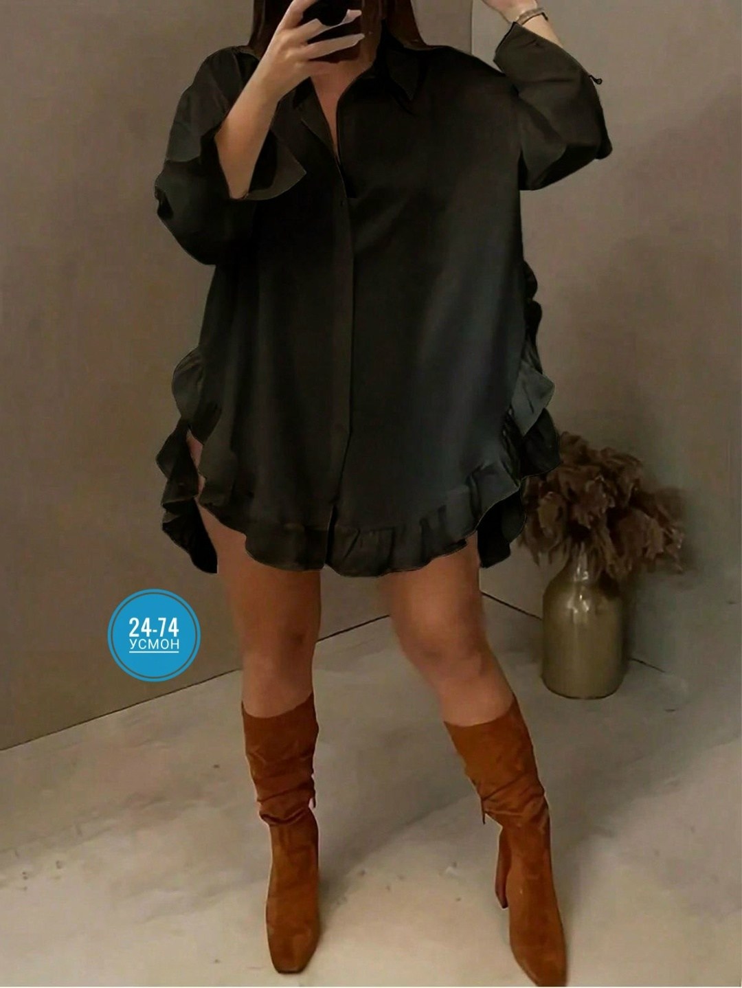 повседневная рубашка,рубашка платье,блузка с оборками,длинная рубашка,рубашка с оборками