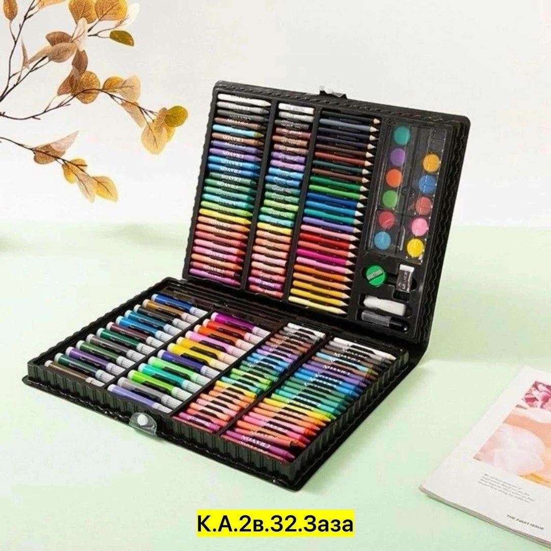 набор для рисования в чемоданчике super mega art set, 168 предметов,набор для рисования super mega art set,набор для рисования art set,super mega art set,художественный набор для рисование