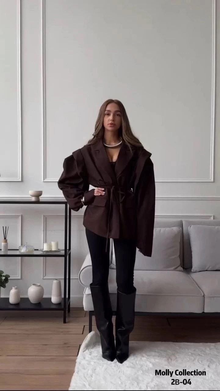 пиджак удлиненный с объемными рукавами оверсайз ulka shop,пиджак оверсайз трендовый с объемными рукавами,стильный оверсайз пиджак с широкими плечами,пиджак женский оверсайз с объемными рукавами tiya m