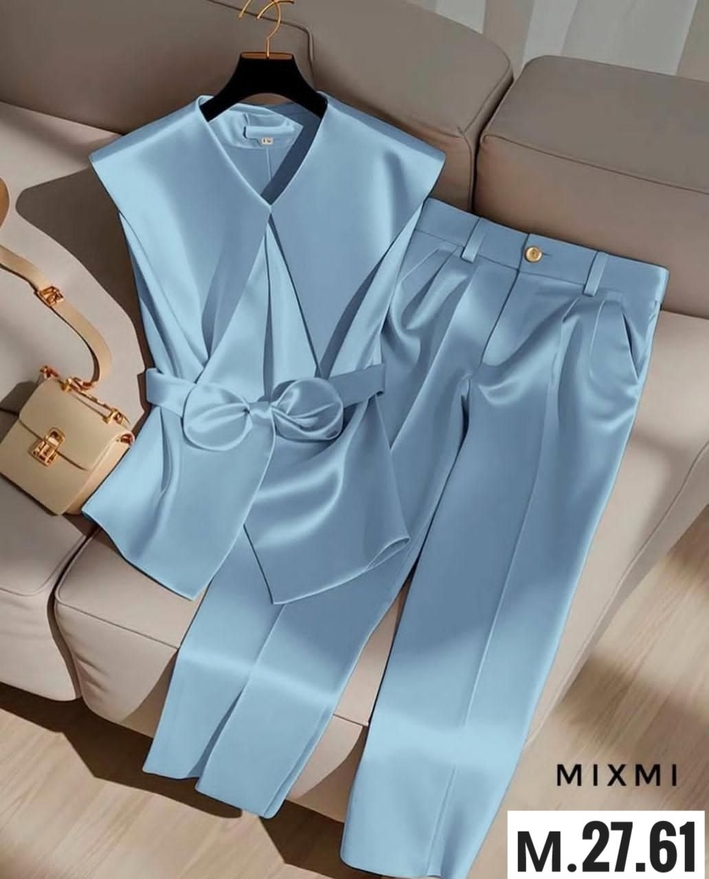костюм с атласными лацканами,костюм жилетка + брюки из атласа,костюм с брюками,атласный брючный костюм женский,женские брючные костюмы