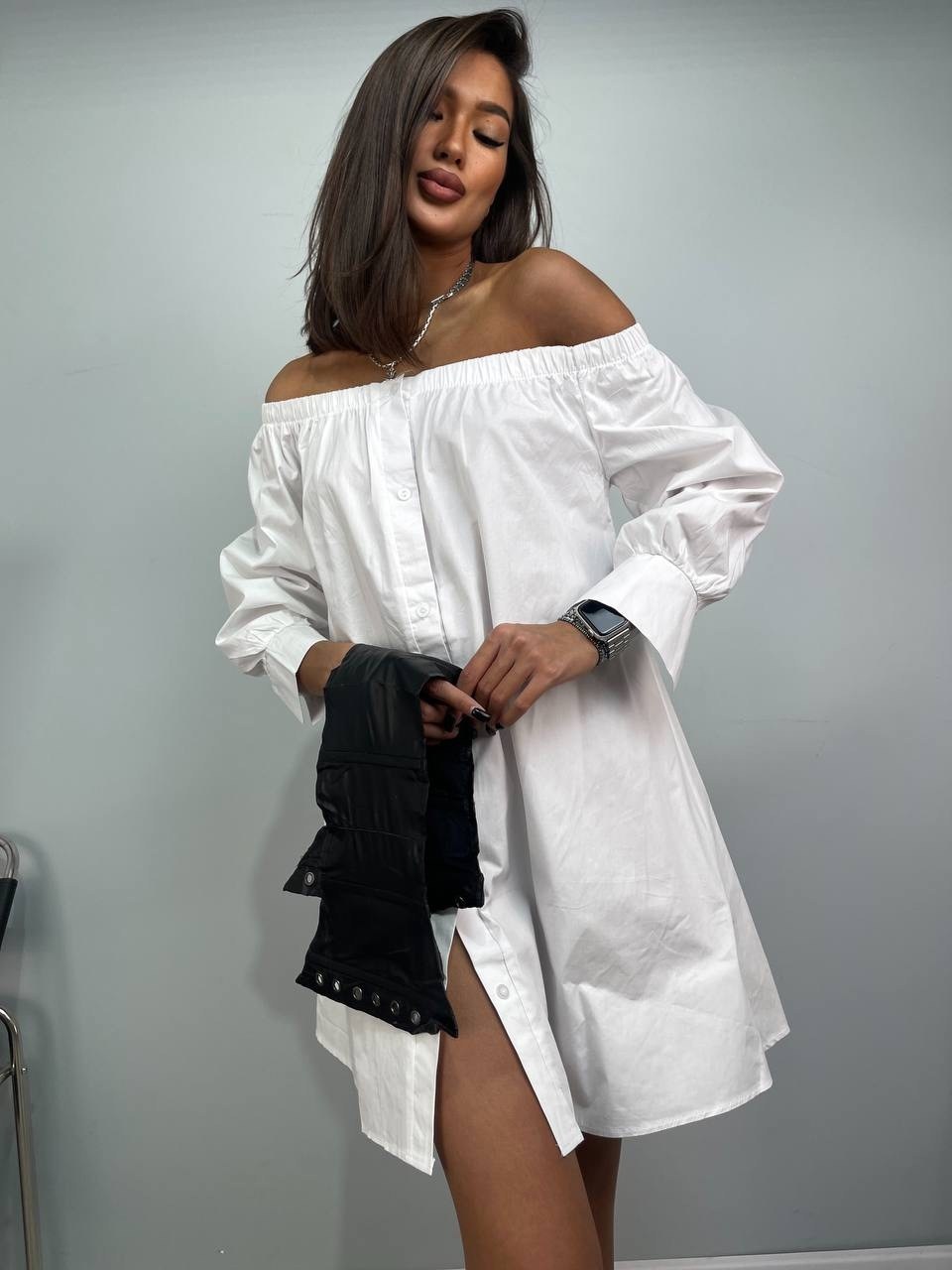 рубашка платье с корсетом,мини платье с корсетом,платье с корсетом,платье-рубашка с корсетом черная/белая,рубашка с корсетом