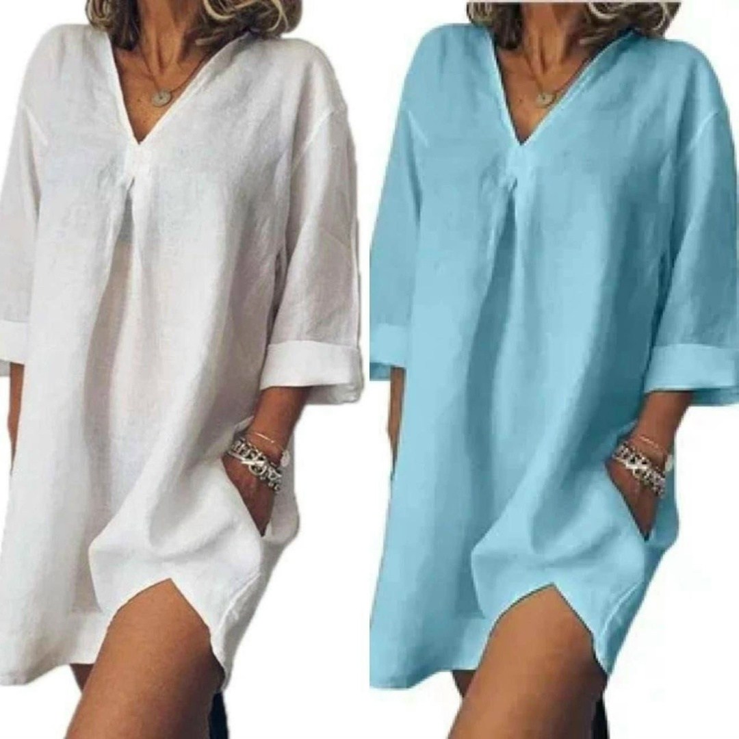 платье женское свободное повседневное летнее,платье рубашка из льна,платье туника из льна,повседневные платья,свободные платья для женщин