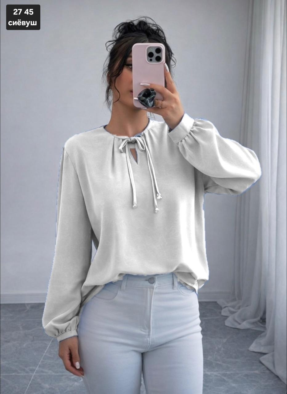 повседневная блуза,женская блузка,блузка,шифоновая блузка,блузка на завязке