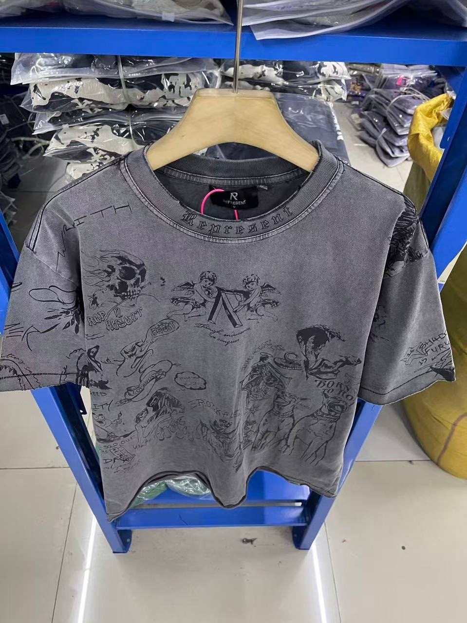 футболка represent,футболки мужские,мужская одежда,футболки оверсайз