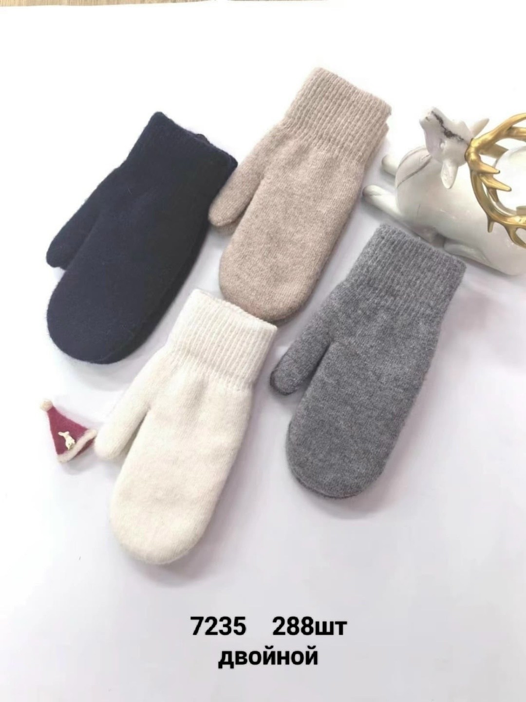 варежки женские,варежки женские "henu",перчатки и варежки,варежки перчатки оптом от производителя милена,перчатки варежки женские