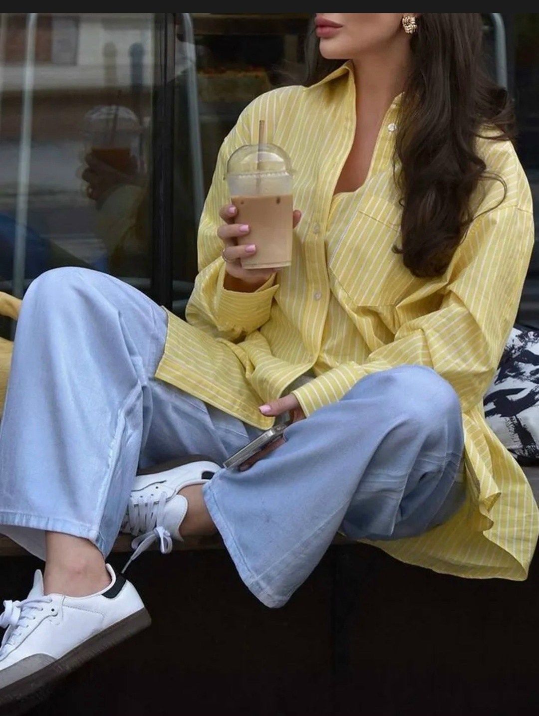 желтая рубашка,рубашка в полоску,повседневная рубашка,женская рубашка,рубашка стильная