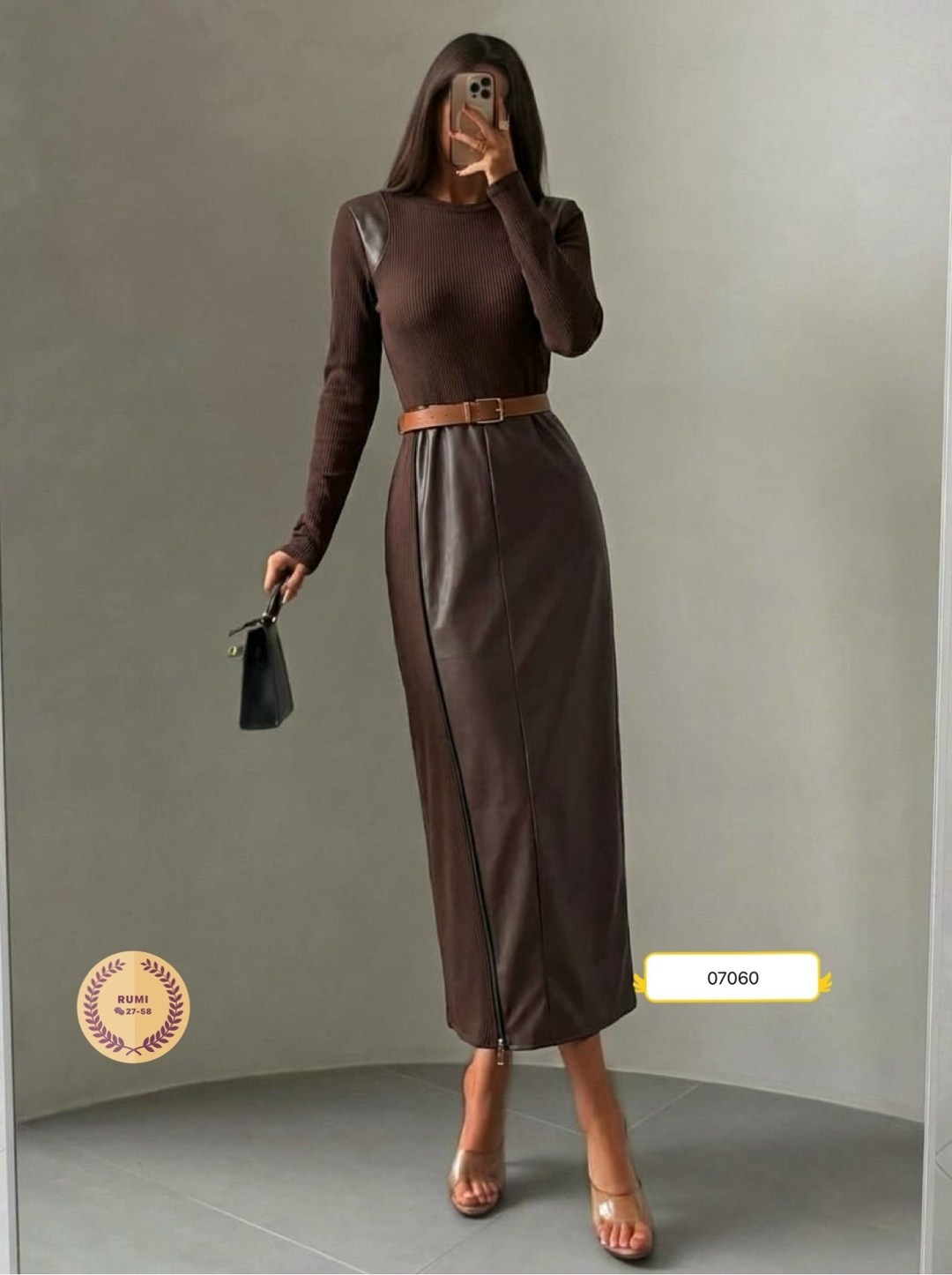 кожаные юбки,юбка кожаная миди с разрезом,кожаная юбка миди,стильное платье,платье миди