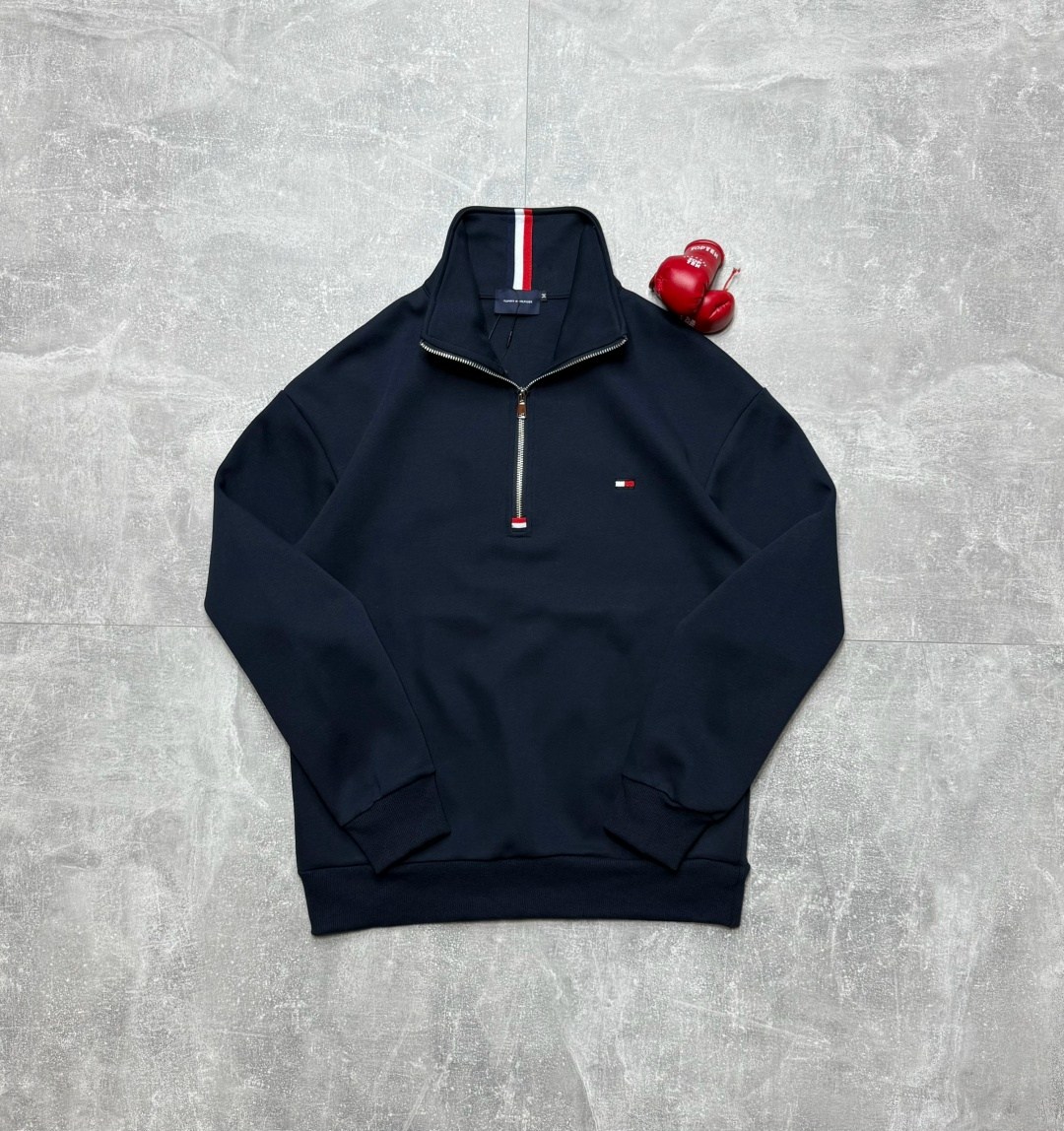 мужская толстовка tommy hilfiger,tommy hilfiger half zip,томми хилфигер кофта,кофта мужская,толстовка мужская