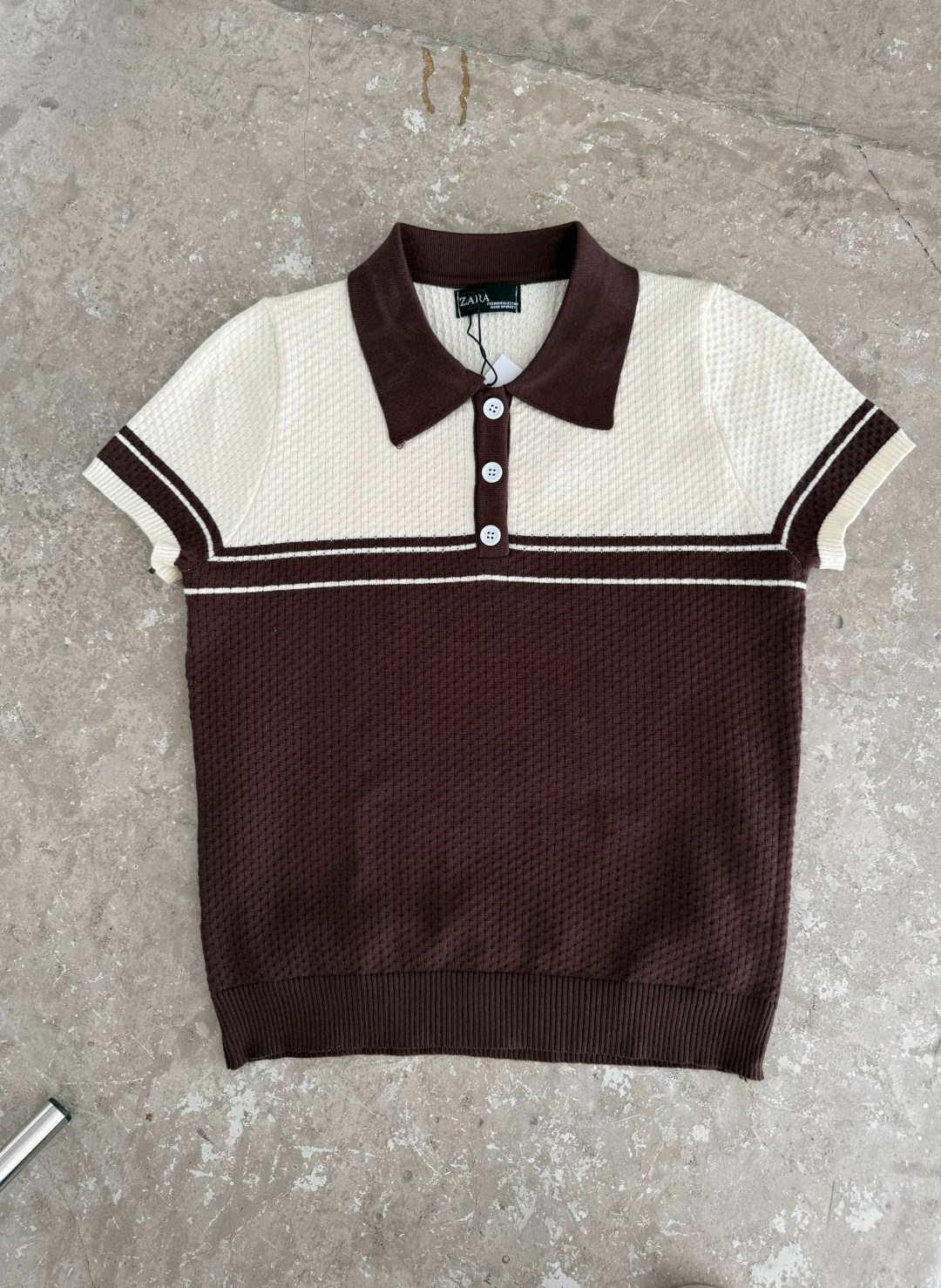 коричневый джемпер,футболка поло женская,джемпер,футболки женская,вязаная футболка поло на пуговицах kosheleva 365142408