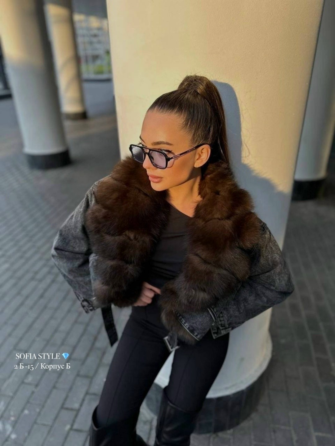 джинсовая куртка с мехом песца,джинсовка с мехом песца,куртка джинсовая с мехом,джинсовая куртка с натуральным мехом песца,джинсовая куртка с натуральным мехом