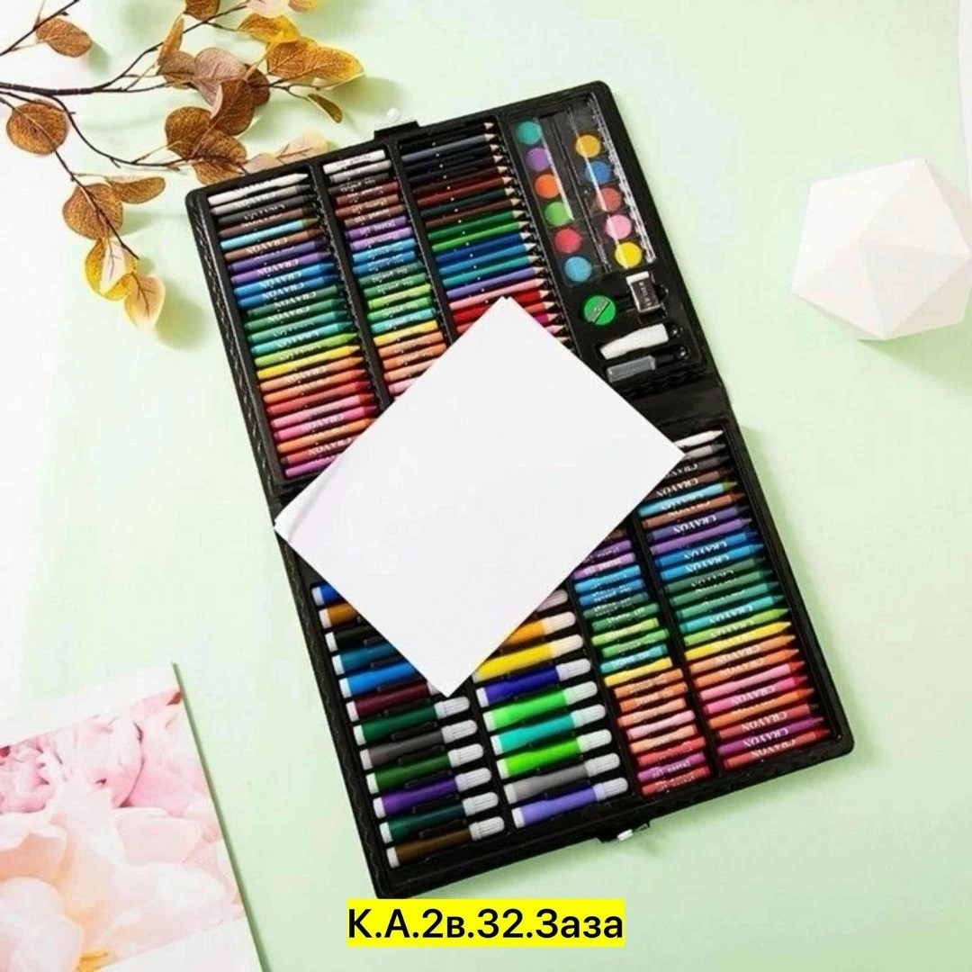 набор для рисования в чемоданчике super mega art set, 168 предметов,набор для рисования super mega art set,набор для рисования art set,super mega art set,художественный набор для рисование