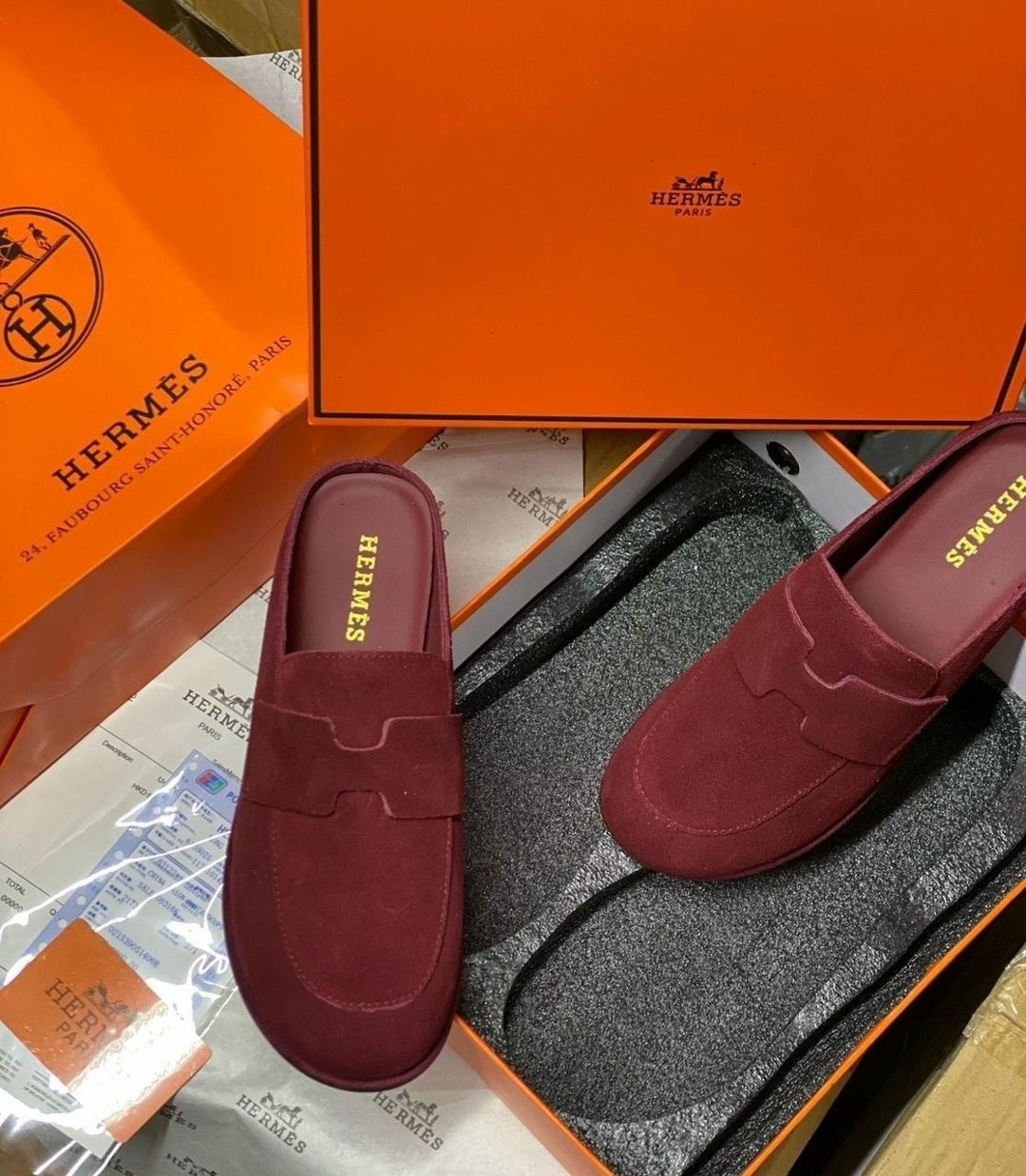 ,женские шлепки hermes,женские тапочки hermes,лоферы эрмес женские,эрмес туфли