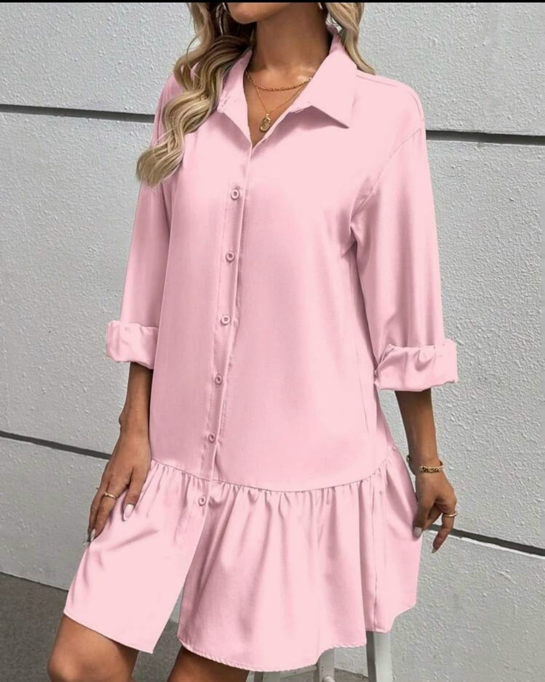 платье стиль,розовое платье,платье летнее,платье рубашка,платье с оборками