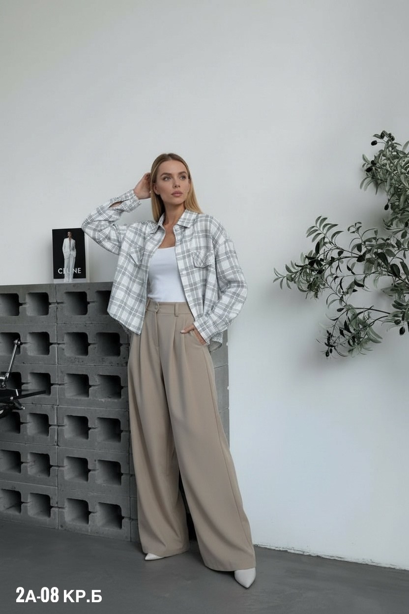 рубашка женская,стильные блузки,брюки палаццо,широкие брюки,рубашка модная