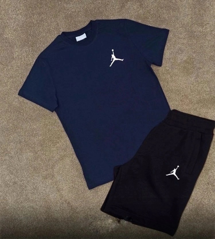 cпортивный костюм jordan,комплект черных,костюм спортивный мужской,костюм джордан шорты и футболка