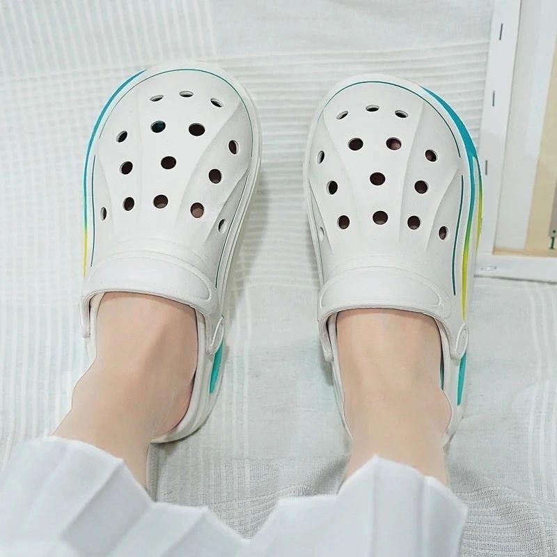 пляжная,,модные сандалии,летние тапочки,сандалии с дырками