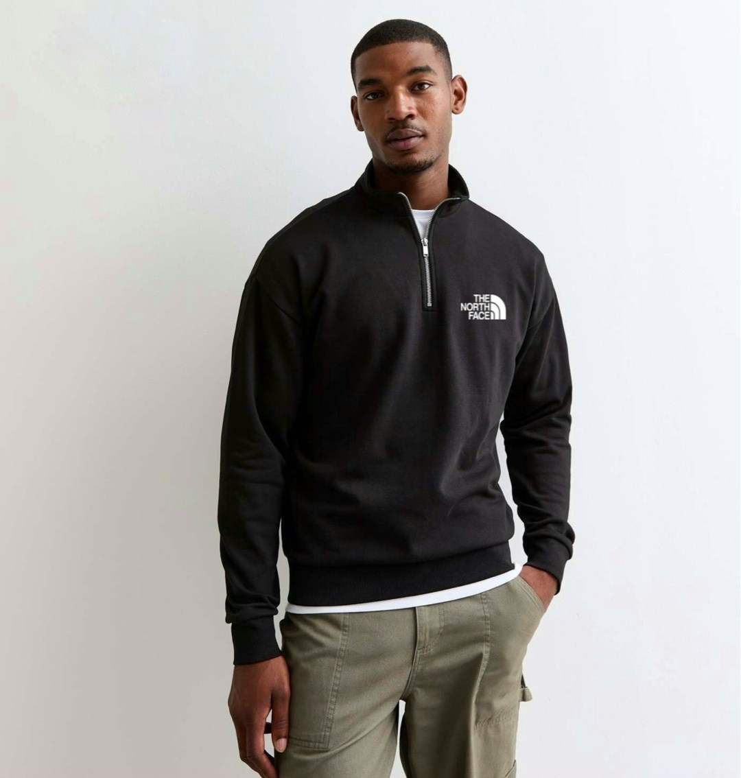 свитшот lacoste,толстовка с вышитым логотипом lacoste черный,lacoste essentials 1 4 zip sweatshirt in black,толстовка lacoste,мужские толстовки lacoste