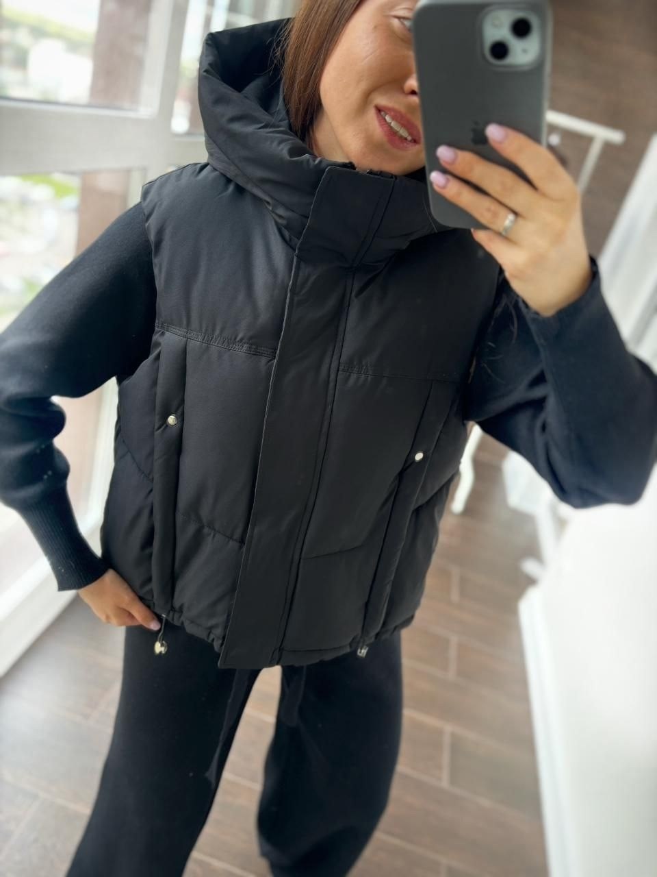 жилет,жилетка женская,жилетка,жилетка с капюшоном,куртки